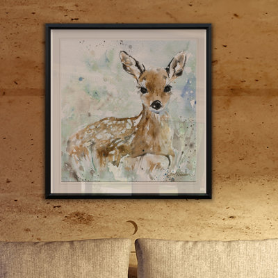 «Fawn», reproduction encadrée