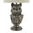20" Bronze Resin Racoon Bust Table Lamp With Linen Shade-1656147266-1656147269