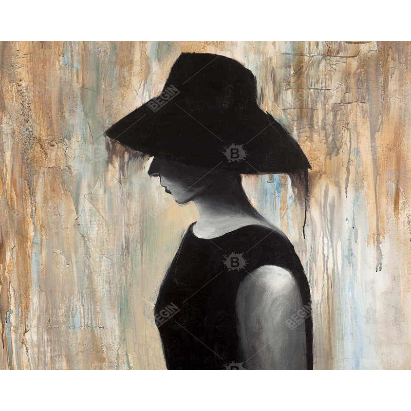 " Audrey Hepburn With A Big Hat "