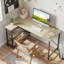 L-Shaped Desk (120 or 140cm x 90cm) Corner Desk with Adjustable Shelves by Aliff-2031476463-2031476459
