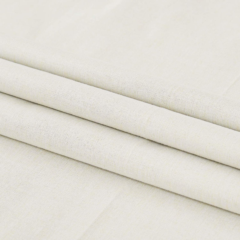 Ipswich Blackout Thermal Grommet Curtain Panels, 52" W x 63" L, Cream