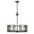 Newlin 5-Light Steel Dimmable Drum Chandelier -732996593