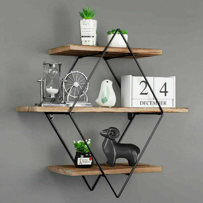 Lorenza Diamond Floating Shelf