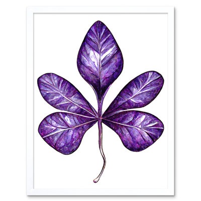 Money Tree Leaf Modern Simple Illustration 1 Piece Wall Art