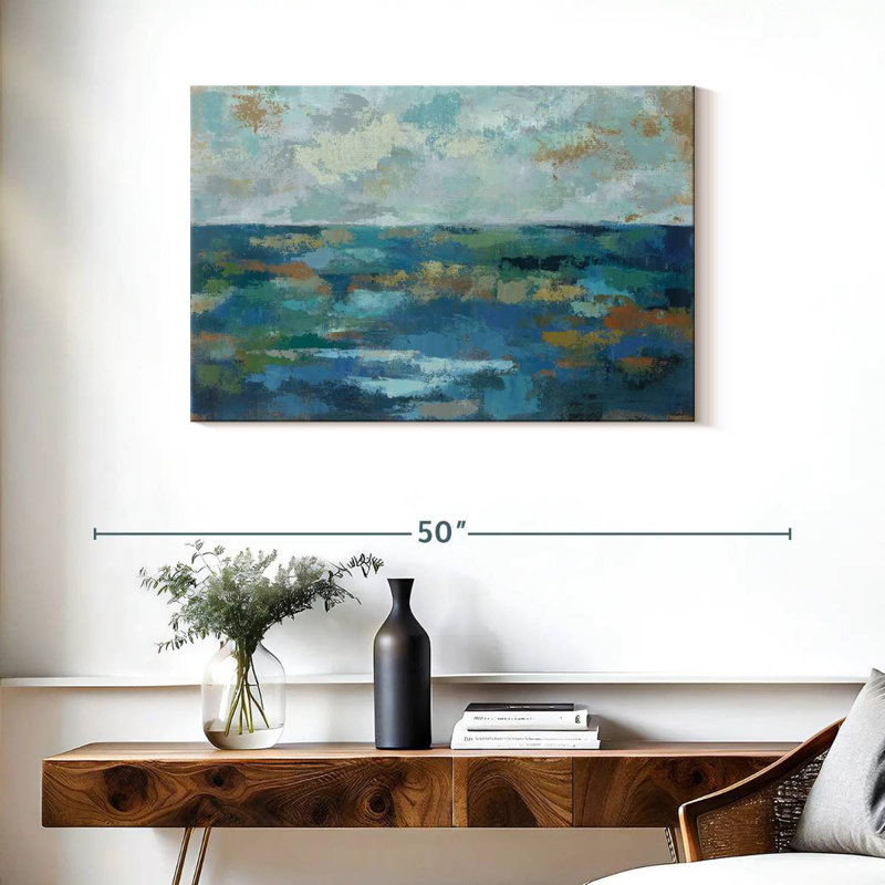 Croquis de paysage marin Avery I, H 24 po x l 36 po