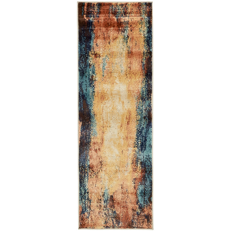 Brantlie Abstract Indoor Rug, Runner 2' x 6'1"