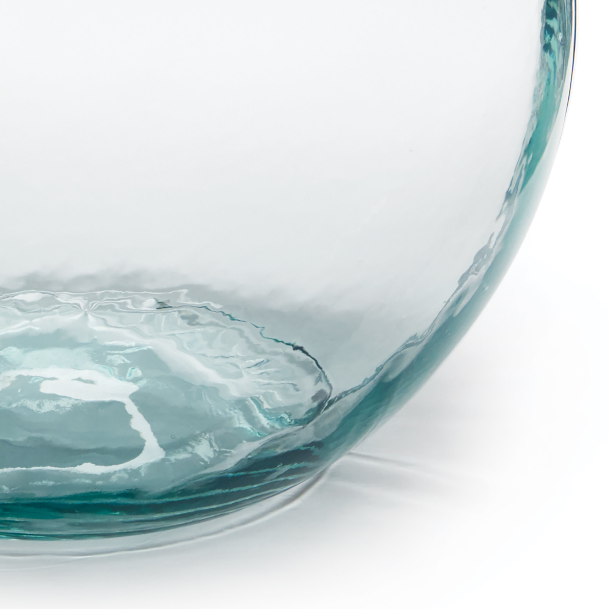 Harissa 20.5'' Handmade Glass Table Vase, Clear