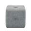 Ensemble coiffeuse et tabouret gris Lexi