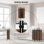 159cm W x 182cm H 4 - Panel Metal Folding Room Divider-117597618