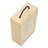2 Beer Bottle Pinewood Carry Case with Solid Lid Carrier