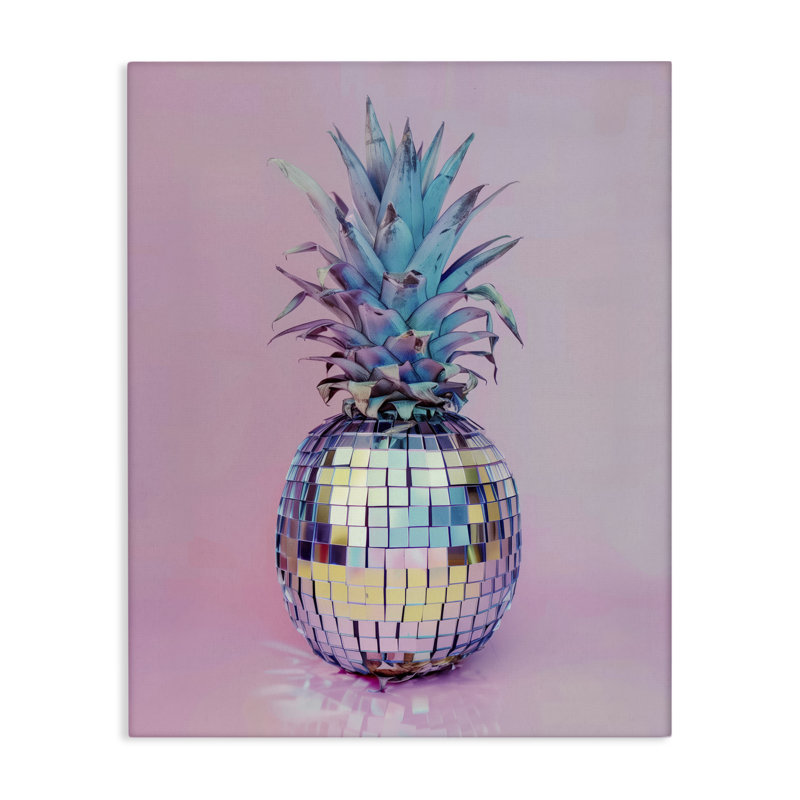 «Dazzling Disco Ball Pineapple», conception par Arlington Prints, H 30 po x l 24 po
