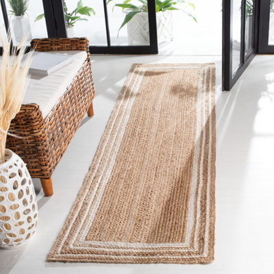 Weintraub Natural Fiber Hand Woven Jute Rug