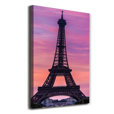 Eiffel Tower Paris - Wrapped Canvas Print