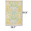 Tapis floral à motif de treillis Arts & Crafts