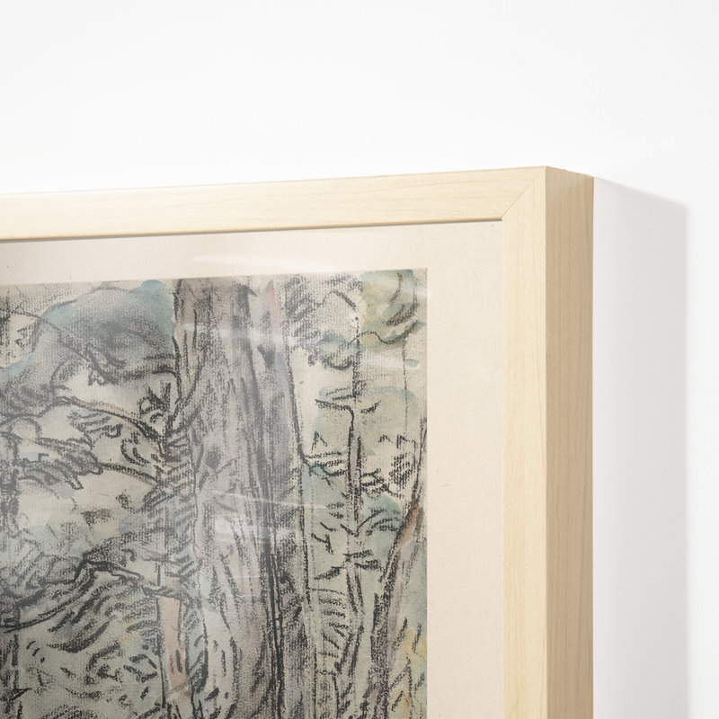 Forest Landscape Print by Wilhelmus Johannes Steenhoff