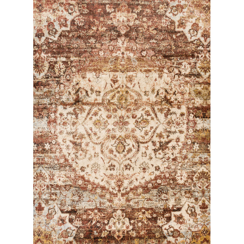 Goggin Oriental Indoor Rug, Rectangle 2'7" x 4'
