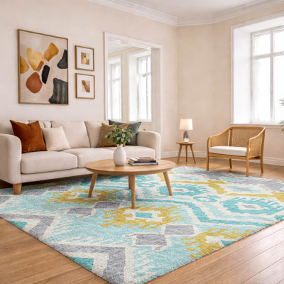 Tapis à poil long de qualité supérieure lavable à la machine ADS108