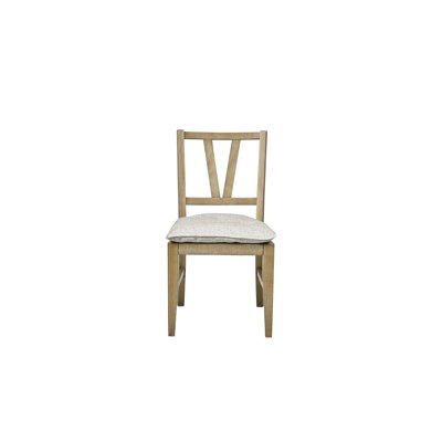 Fauteuil à dossier en lattes de cajou de 2 pièces, avec placages, dossier classique, assise naturelle, coussin amovible, bois massif brun clair, largeur de l'emballage de 26,5 po, hauteur de 14,75 po, profondeur de 19,1 po, largeur de 23,69 po et hauteur de 37,29 po