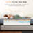  14” Black Medium Firm Memory Foam Mattress-357734115