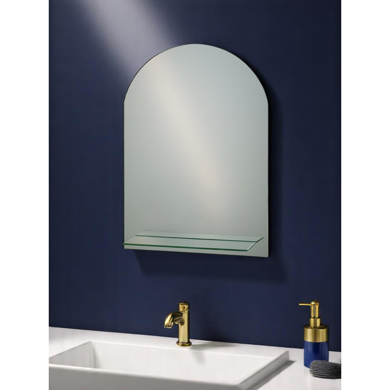 Arhaan Arch Mirror with Shelves