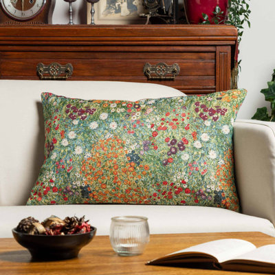 Monet’s Garden Cushion in Meadow