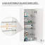 Pharmacie avec miroir H 11,6 po et miroir H 27,6 po Jesher