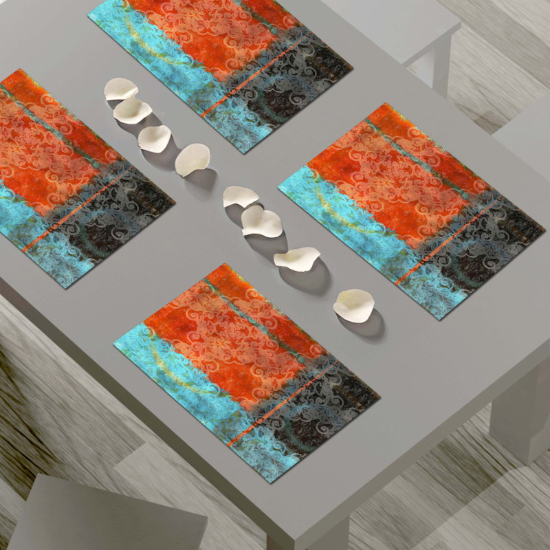 Napperon abstrait en polyester