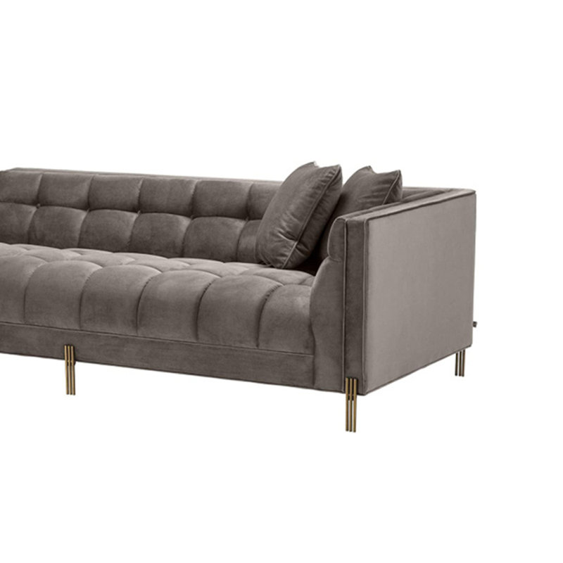 Chaise en pin de haute qualité, Doré, Orienté à droite