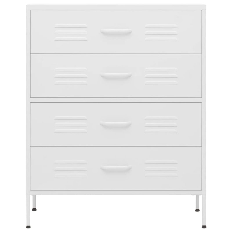 Robinne 80cm W 4 - Drawer Chest of Drawers, White