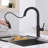 KIBI Fusion Pull Down Kitchen Faucet with and with Soap Dispenser-93722903