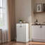 Buffet, armoire de rangement, armoire à poubelle en bois cachée avec tiroir pour la cuisine