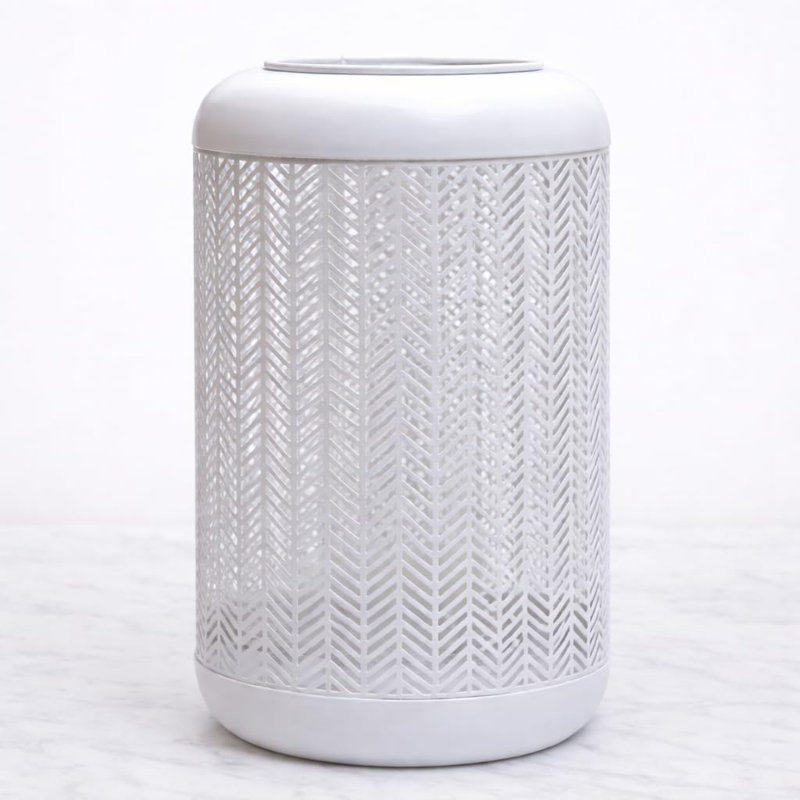 Metal Tabletop Lantern, 6.3" H x 6.3" W x 11.02" D