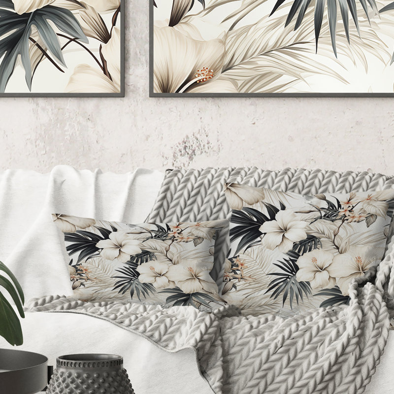 Coussin Neutral Zen Tropical