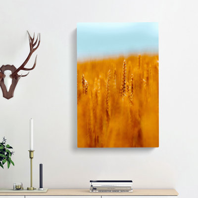 Wheatfield In Germany - Wrapped Canvas Print