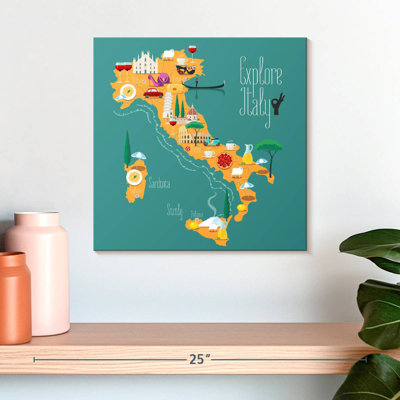 Aliaz Explore Italy Map