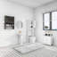 Armoire murale de salle de bain avec portes-1374249176