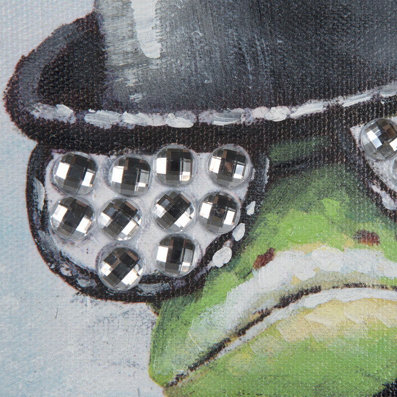 « cycliste », peinture sur toile tendue