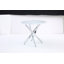 Table ronde moderne en verre