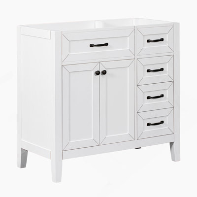 Meuble-lavabo 36 po sans lavabo, base d'armoire seulement, armoire de salle de bain