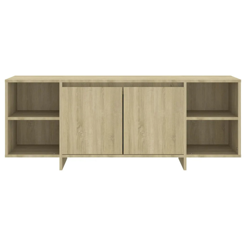 Ghofran Unfinished TV Stand, Sonoma Oak