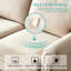 Lin beige avec espace de rangement: bois massif et métal de qualité, coussin épais pour plus de confort sous la structure en métal du siège, sièges confortables