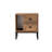 Industrial Nightstand with Metal Legs, Atlantic Pine & Black Finish, 17.7 x 19.7 x 11.8 inches | 100% Melamine Coated Particle Board, Thickness: 0.7 inches | Stylish & Functional Storage for Modern Bedrooms-1057402145