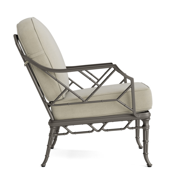 Calcutta Outdoor Lounge Chair, Fusion Clay, Mica