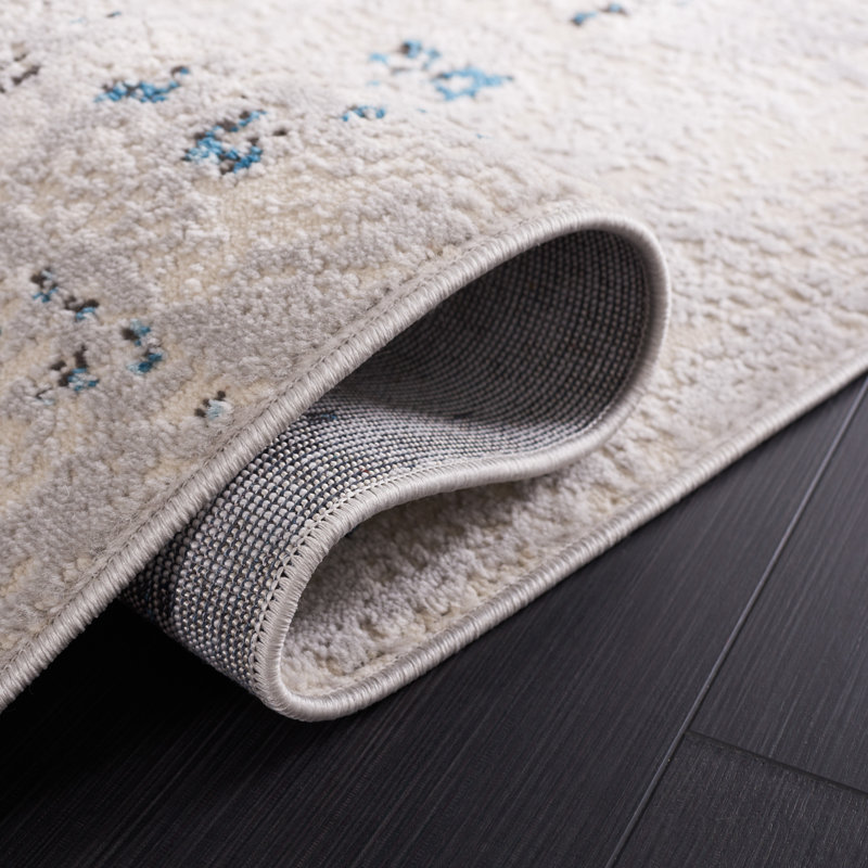 Shivan Performance Abstract Rug, Rectangle 3' x 5'