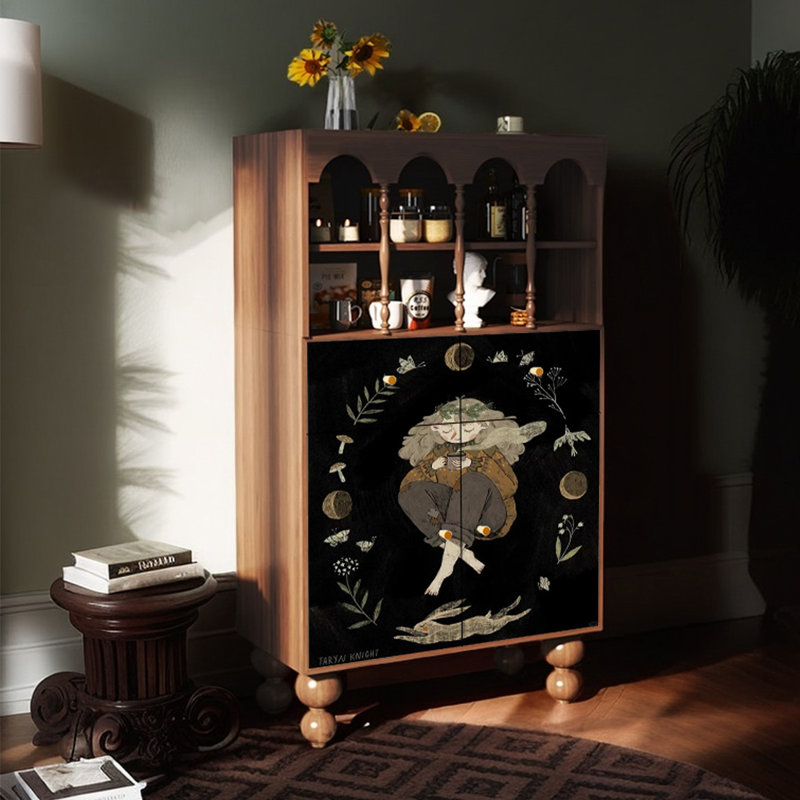 Armoire décorative multifonctionnelle d'art moderne