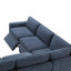 Canapé modulaire inclinable électrique 5 pièces Lana-114865904