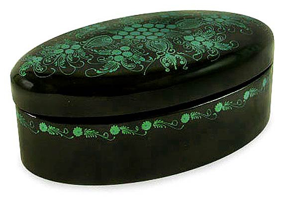Boîte à accessoires Roberval Emerald Blossoms