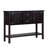 48'' Solid Wood Sideboard Console Table with 2 Drawers and Cabinets and Bottom Shelf, Retro Style Storage Dining Buffet Server Cabinet for Living Room Kitchen Dining Room-553511485