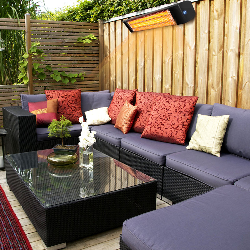 Chauffe-terrasse électrique à fixation au plafond 1500 watts