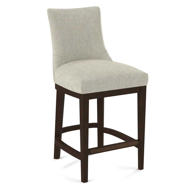 Upholstered Stool, Applause Archway Grey, Nutmeg